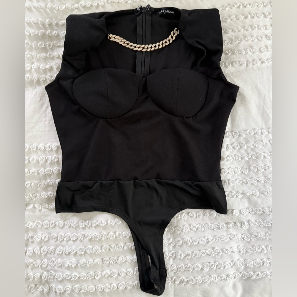 NWOT Fashion Nova Classy And Rich Bodysuit - Picture 4 of 7